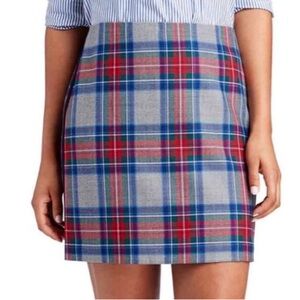 NWT! Vineyard Vines Jolly Plaid Mini Skirt size 4